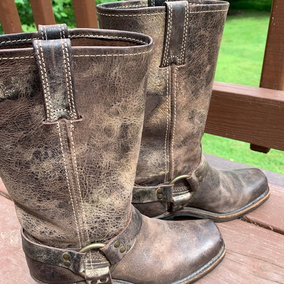 Frye Boots: HARNESS 12R (Heritage Leather) - Picture 2 of 5